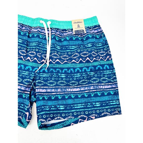 Chubbies Men's Classic 5.5" Swim Trunks in The Favs Blue Size XXL New - Picture 3 of 7
